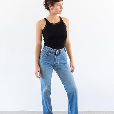 Vintage 27 Waist Light Blue kick Flare Jeans | 70s Wrangler Denim | Hi Rise Jean Pants | 