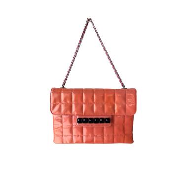 Chanel Peach Keyboard Chain Mini Bag