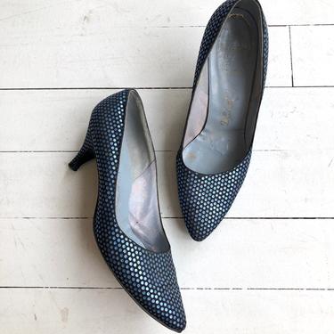 1950s polka dot shoes | vintage 50s shoes 
