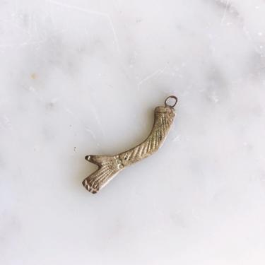 Vintage Silver Arm and Hand Pendant 