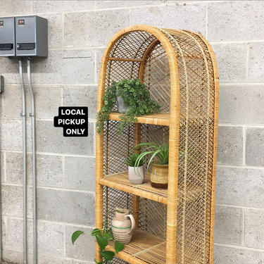 LOCAL PICKUP ONLY ———— Vintage Arch Shelving Unit 