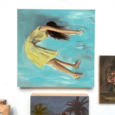 CANVAS wall art . Head Over Heels . ready to hang . gallery stretched . giclee art print 