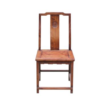 Chinese Yellow Rosewood Simple Straight Back Armchair cs5019E 