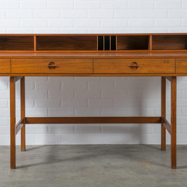 Peter Løvig Nielsen Flip-Top Teak Desk, Denmark