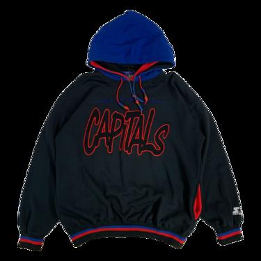 Vintage Washington Capitals "Starter" Double Hood Pullover Sweatshirt