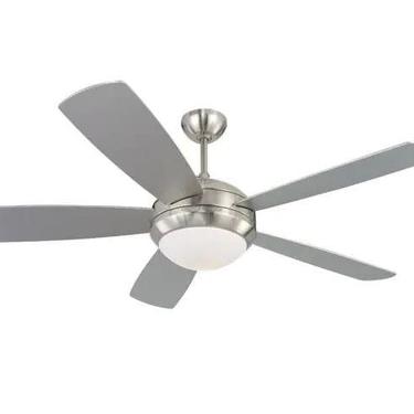 Discus Ceiling Fan with Light by Monte Carlo