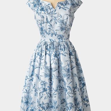 Hell Bunny 1950s Style Brasilia Swing Dress (Plus Sizes Available)