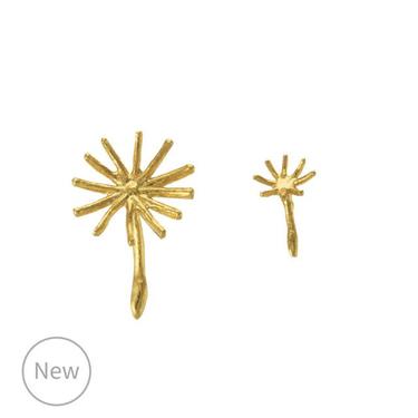 Asymmetric Dandelion Fluff Earrings
