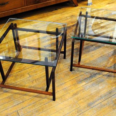 Pair of Rosewood side Tables by Henning Norgaard