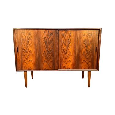 Vintage Danish Mid Century Modern Rosewood Compact Cabinet 