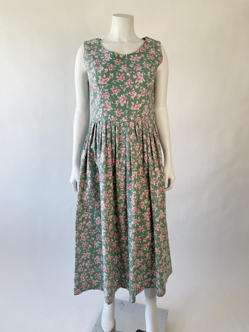 1980's Floral Laura Ashley Maxi Dress | Prototype Vintage | Austin, TX