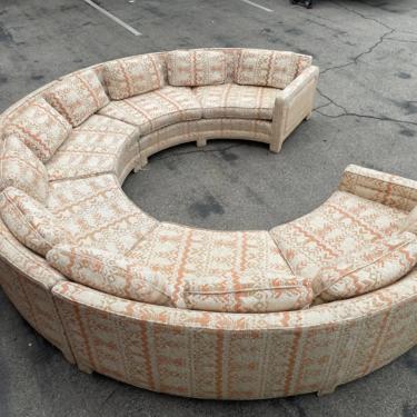 Vintage 1980s Modular Sofa with Upholstery 