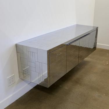 Paul Evans Wall-Mounted Cityscape Cabinet
