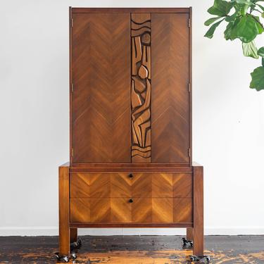 FREE SHIPPING United Furniture Brutalist Armoire 