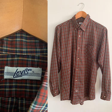 Vintage Levis Button Down / men's L 