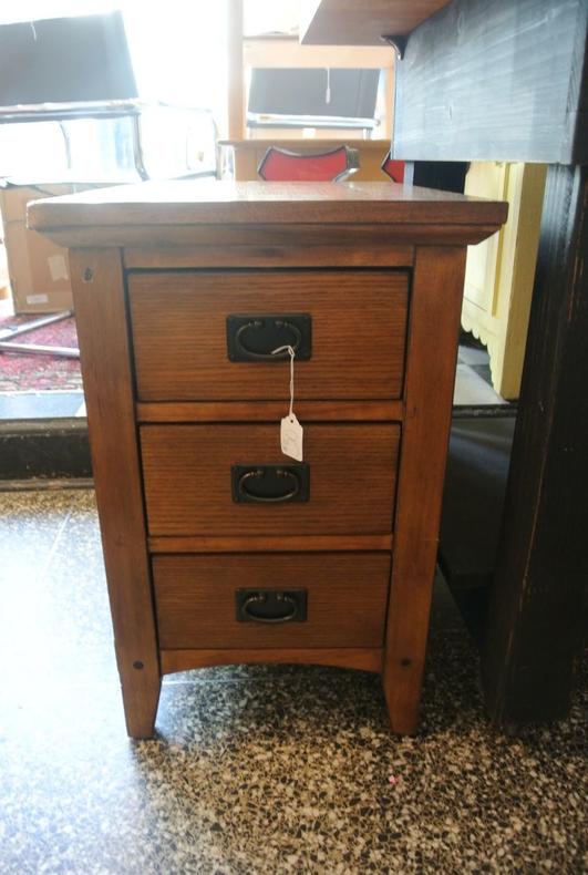3 drawer side table. $30