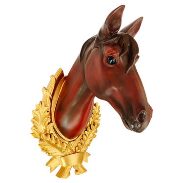 Brown Horse Wall Plaque
