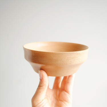 Vintage Hand Turned Wood Bowl, Light Wood Small Bowl, Maple Bowl 