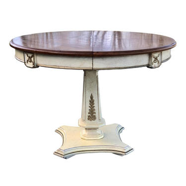 French Empire Style Round Dining Table 