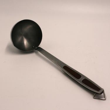 vintage mid century modern stainless steel ladle/made in japan 