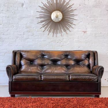 Vintage european chesterfield sofa