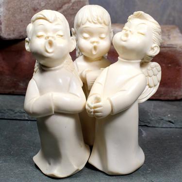 Set of 3 G.R. Ruggeri Singing Angels - Christmas Choir Angels - Bianchi Singing Angels - Made in Italy | FREE SHIPPING 