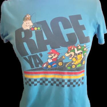 00’s Retro Mario Cart T-Shirt Mario Bros Vtg Style by Nintendo