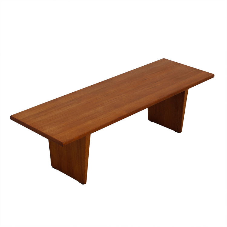 Danish Modern Teak Bench / Coffee Table