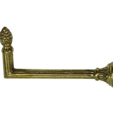 Vintage Traditional Brass Acorn Finial Hook