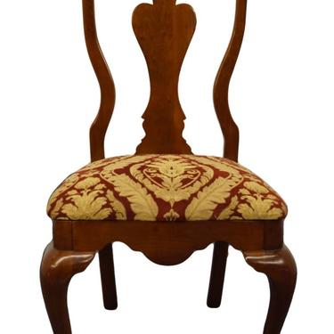High End Solid Cherry Traditional Queen Anne Style Splat Back Dining Side Chair 7175-89 