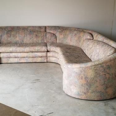1990s Postmodern Style Carson’s Three Piece Sectional Sofa 