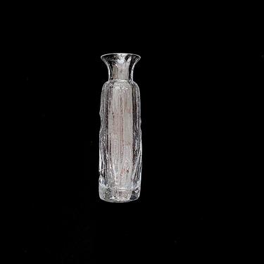 Vintage Scandinavian Modern Art Glass Bag 9.75&quot; Tall Vase SEA GLASBRUK Sweden Rune Strand Design Modernist Sweden 