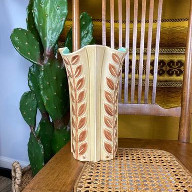 Vintage Mid Century Red Wing Pottery Large Vase #1155 