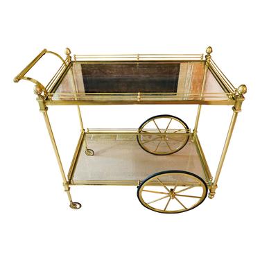 Vintage Brass Car Cart