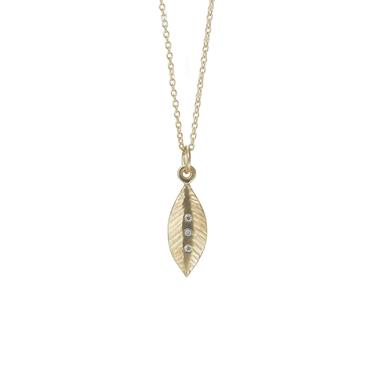 Gold Feather Necklace SALE