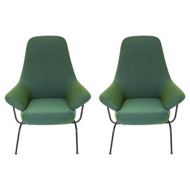 Luca Nichetto for Hem Modern Hai Green Accent Chairs