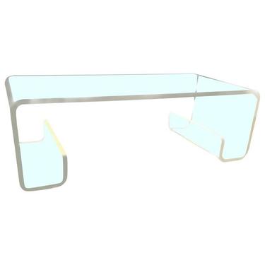 SOLD - Mid-Century Lucite Coffee Table