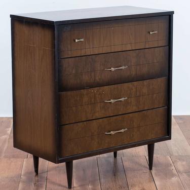 Mid Century Modern Chest Of Drawers W Ombre Finish