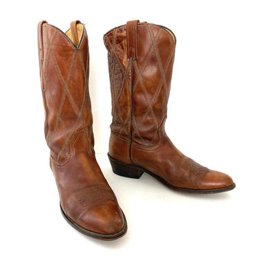 Vintage ACME Cowboy Boots ~ Women's 8.5 ~ Western ~ Rockabilly ~ 