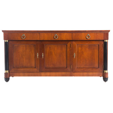 Baker French Empire Style Cherrywood Credenza