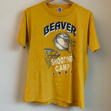 1995 Beaver Shooting Camp Yellow Shirt