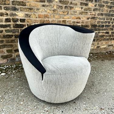 Vladimir Kagan Designed Nautilus Lounge Chair for Directional Furniture