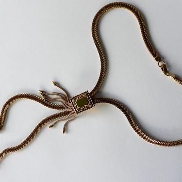 Reinad Tassel Slide Necklace 