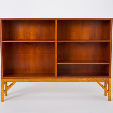 Danish Modern Bookcase in Teak and Oak by Børge Mogensen
