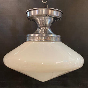 Vintage Perfeclite Co. Semi-Flush Mount Schoolhouse Light (2 Available)
