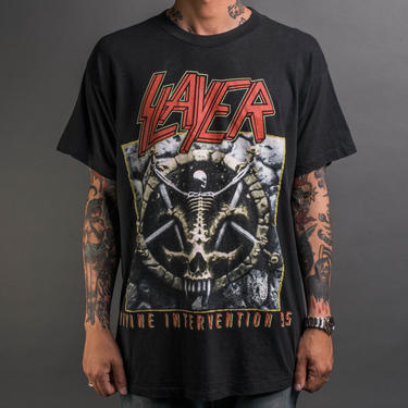 Vintage 1995 Slayer Divine Intervention Tour T-Shirt 