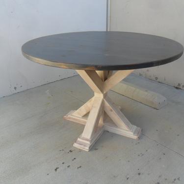 Table, Dining Table, Kitchen Table, Reclaimed Wood, Round Table, Rustic, Handmade, Shabby Chic, 