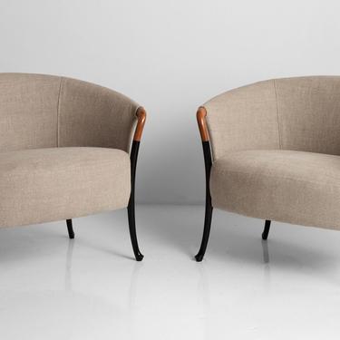 Pair of Umberto Asnago Armchairs