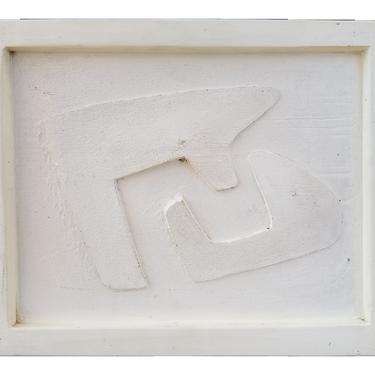 Herman Volz Abstract / Cubist Terracotta Wall Plaque 