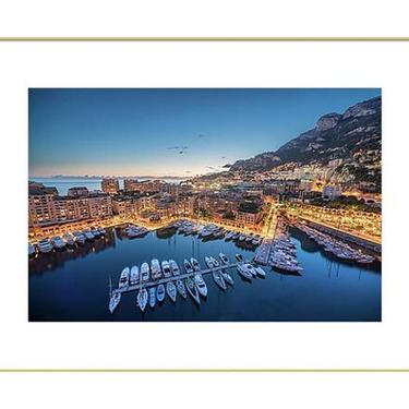 France Photography, Monaco Print, French Riviera Wall Art, South of France Port Print, Travel Photography, Cityscape Photo, Monaco Wall Art 